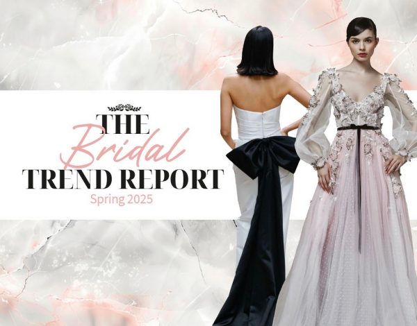 The Bridal Trend Report Spring 2025 | Οι μαύρες λεπτομέρειες πρωταγωνιστούν στα bridal outfits της σεζόν